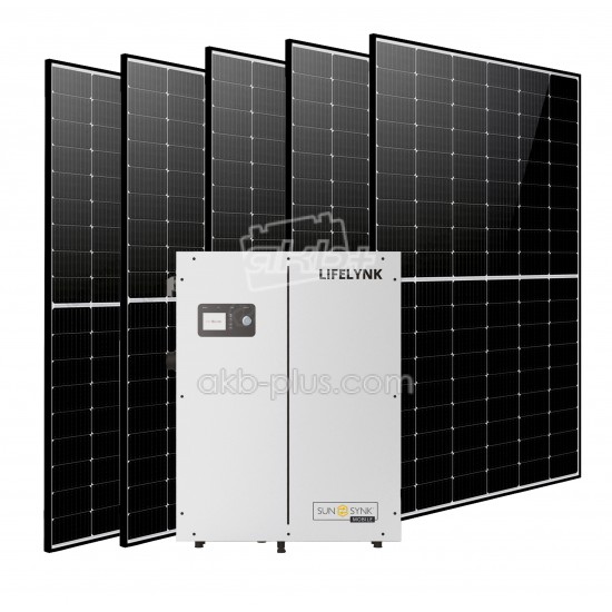 Солнечная электростанция 2кВт (SUNSYNK lifelynk S  2кВт/  2,5кВт/ 5x DMEGC 450Вт) - купить